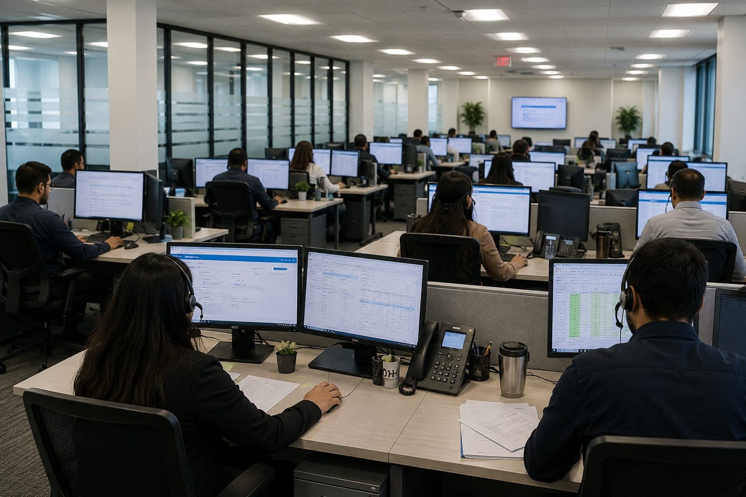Radius Global RCM billing operations floor